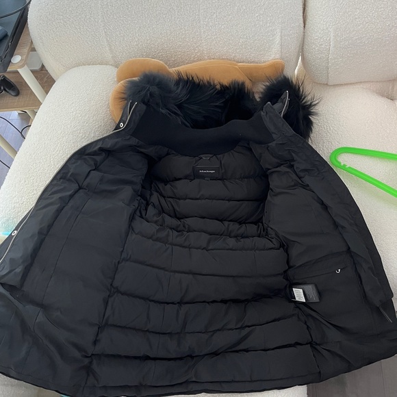 Katryn hip length winter down jacket with fur - Picture 8 of 9